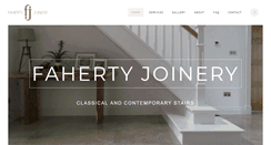 Desktop Screenshot of fahertyjoinery.com